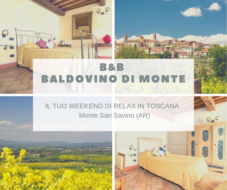 Baldovino Di Monte Bed and Breakfast Monte San Savino Exteriör bild